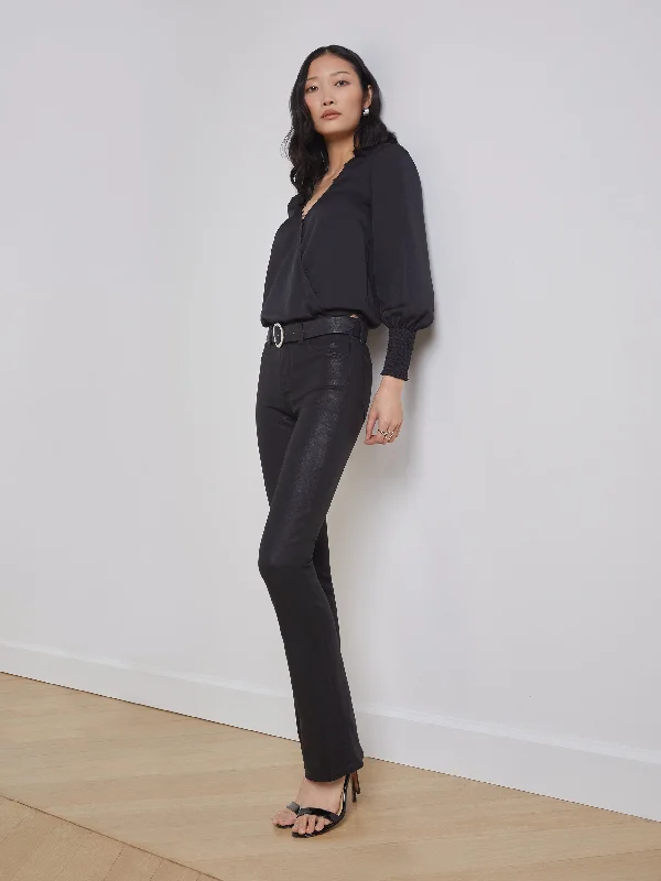 Limited Time OfferSelma Coated Bootcut Jean
