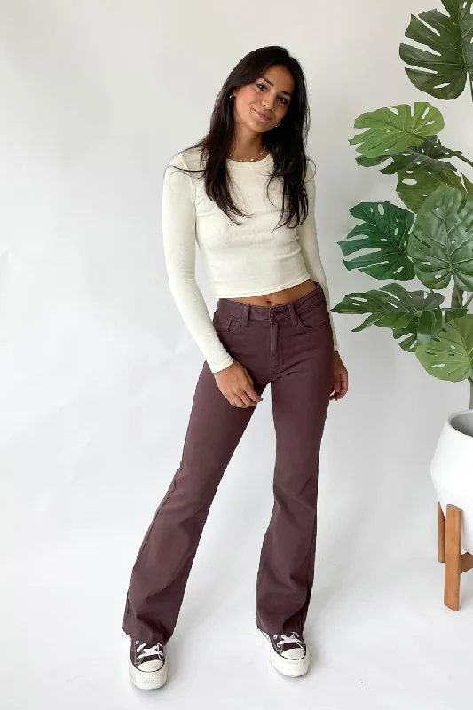 No Returns on Sale ItemsSteal The Moment Jeans in Brown