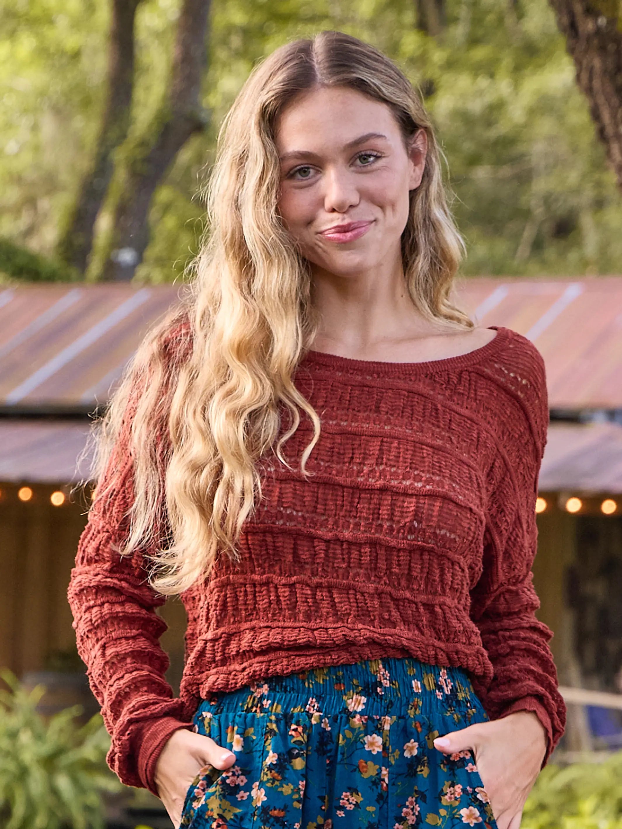 Special PromotionEmily Layering Sweater - Rust