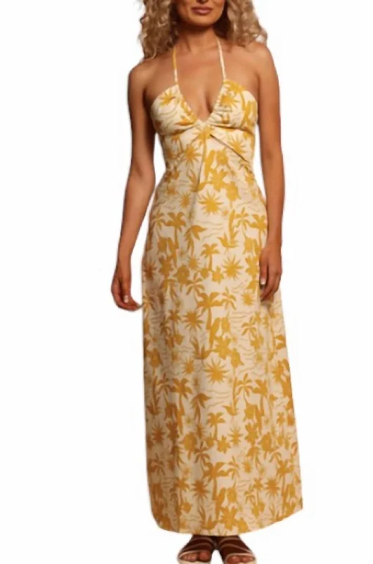 Hope Town Dress In Sunshine Jungle