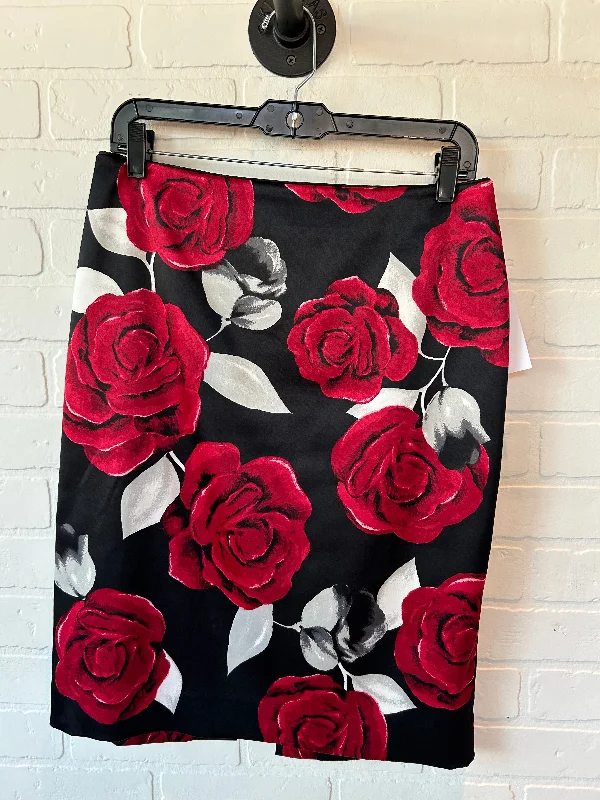 Free Gift with PurchaseBlack & Red Skirt Midi White House Black Market, Size 6