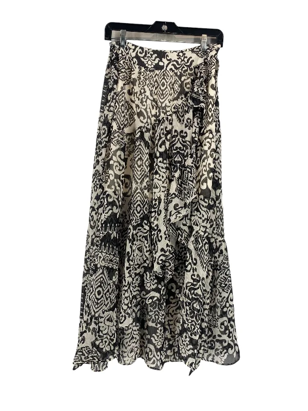 Red Tag SaleBlack Skirt Midi Express, Size Xs