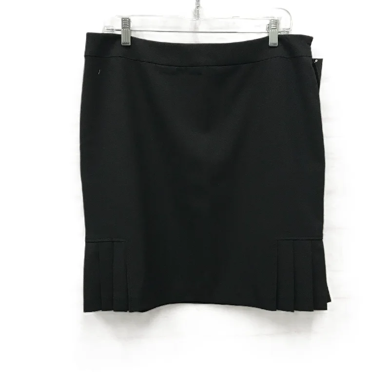 Labor Day SaleBlack Skirt Mini & Short By Tahari By Arthur Levine, Size: 12