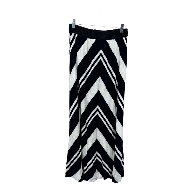 Valentine's Day SaleBlack & White Skirt Maxi By Chicos, Size: 4