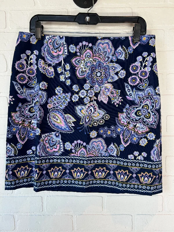 Flash SaleBlue & Purple Skirt Mini & Short Talbots, Size 10petite