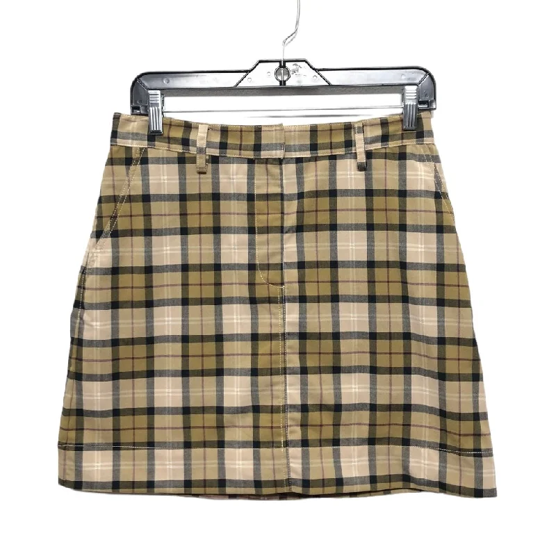 Bargain HuntBrown & Cream Skirt Mini & Short 1.state, Size 4