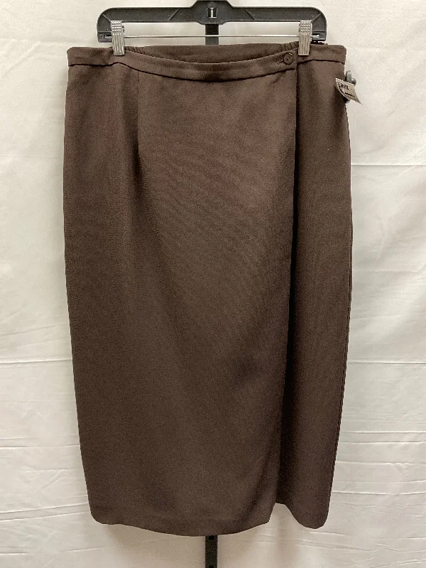 Economical ChoiceBrown Skirt Maxi Delicia, Size 18
