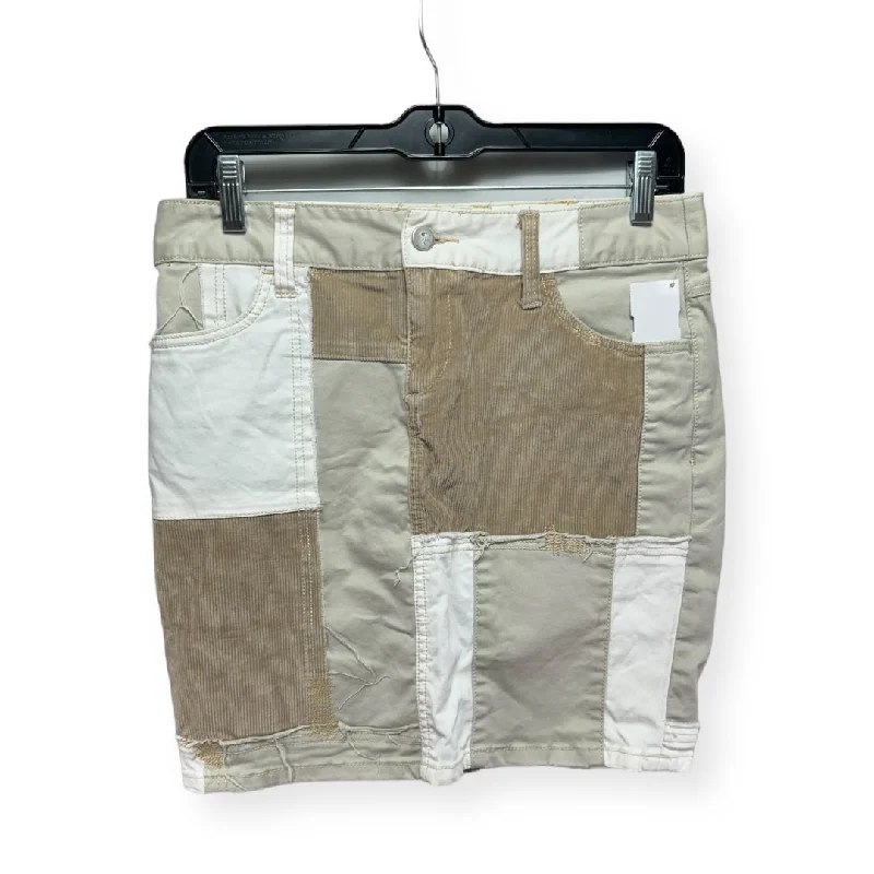 Closeout SaleCream Skirt Midi Pilcro, Size 2