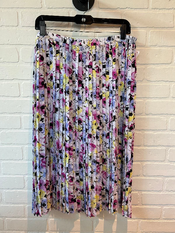 Combo DealFloral Print Skirt Midi Dana Buchman, Size 12