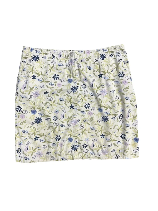 Exclusive AccessFloral Print Skirt Midi J. Jill, Size 14