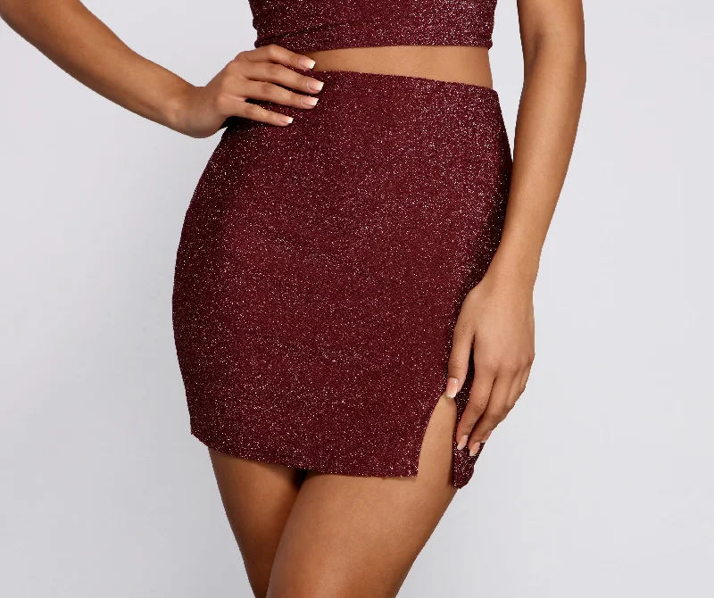 Outlet SaleGlitter And Glam Mini Skirt
