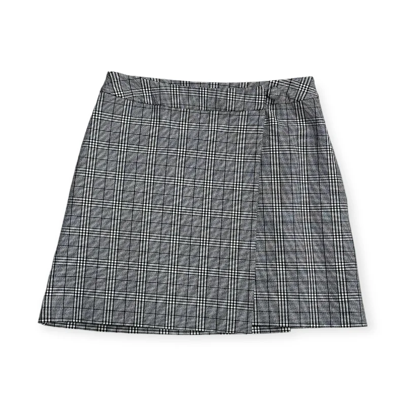 Winter SalePlaid Pattern Skirt Midi A New Day, Size 10