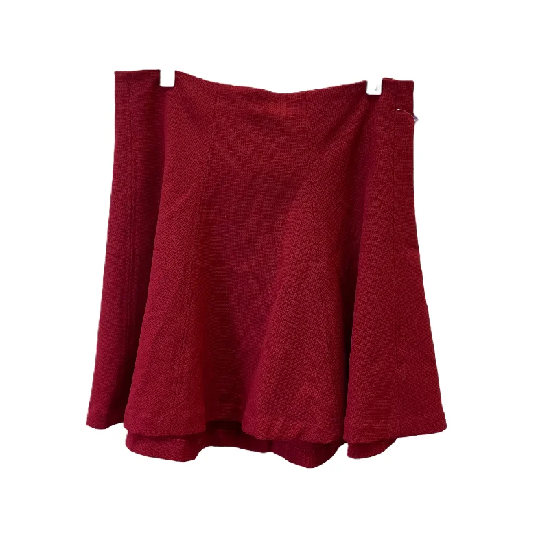 Non - Refundable SaleRed Skirt Midi By Old Navy, Size: 6