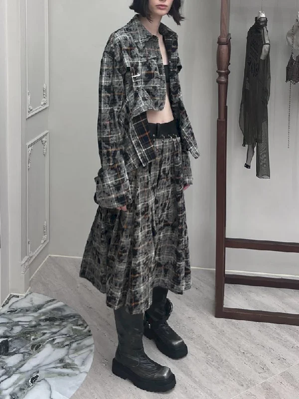 Redeem RewardsHalf-body Pleated Skirt【s0000006791】