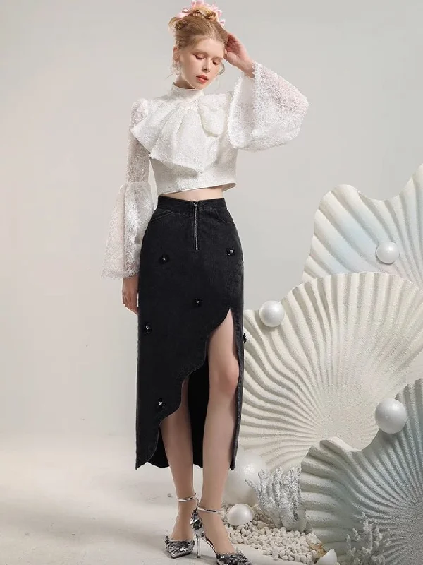 Up to 70% OffIrregular hem bustier skirt【s0000006834】
