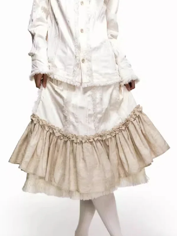 Value - for - MoneyLace Pleated Half-body Skirt【s0000006944】