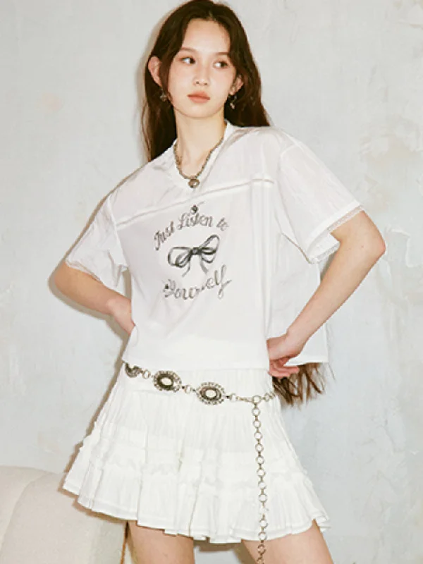 Redeem RewardsHigh waist A-line slim skirt【s0000007077】