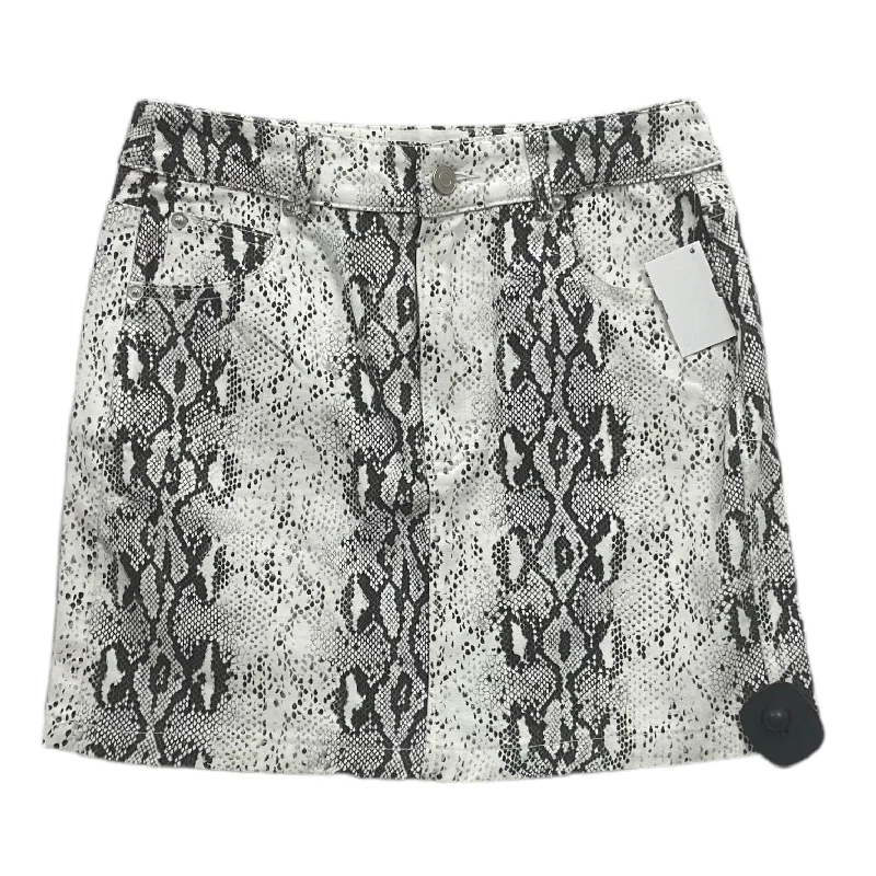 Sale EventSnakeskin Print Skirt Mini & Short Cotton Candy, Size S