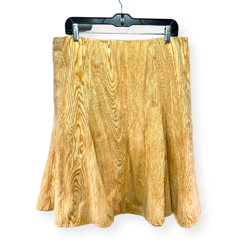 Promotion CodeTan Skirt Midi Isaac Mizrahi Target, Size 14