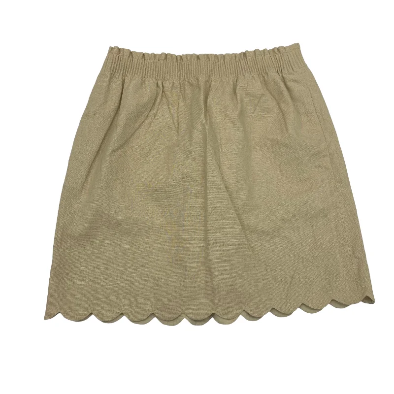 Amazing DiscountsTAN SKIRT MINI & SHORT by J. CREW Size:8