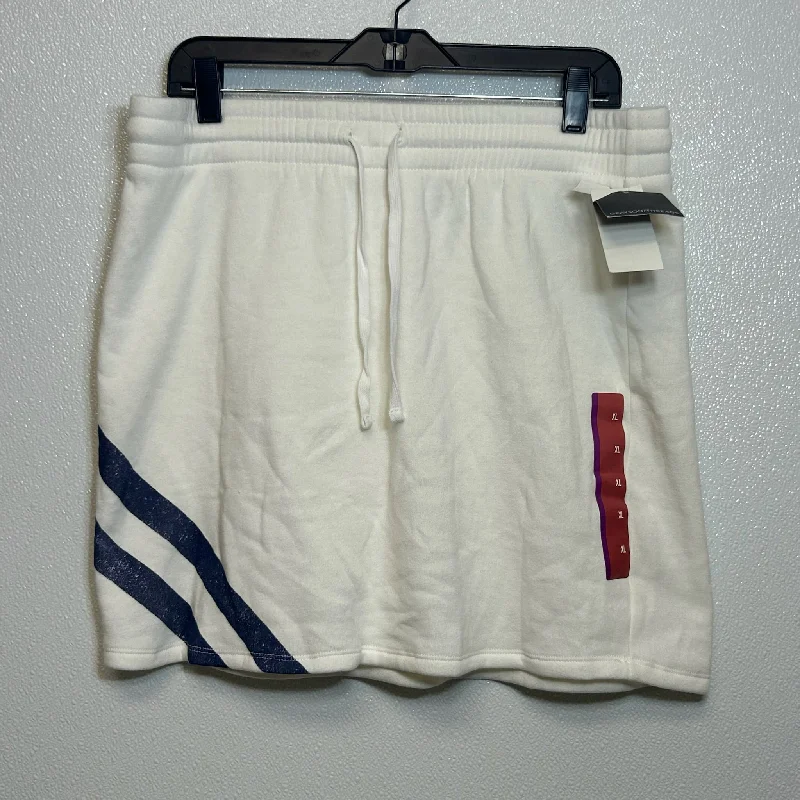 Price SlashWhite Skirt Mini & Short Grayson Threads, Size Xl