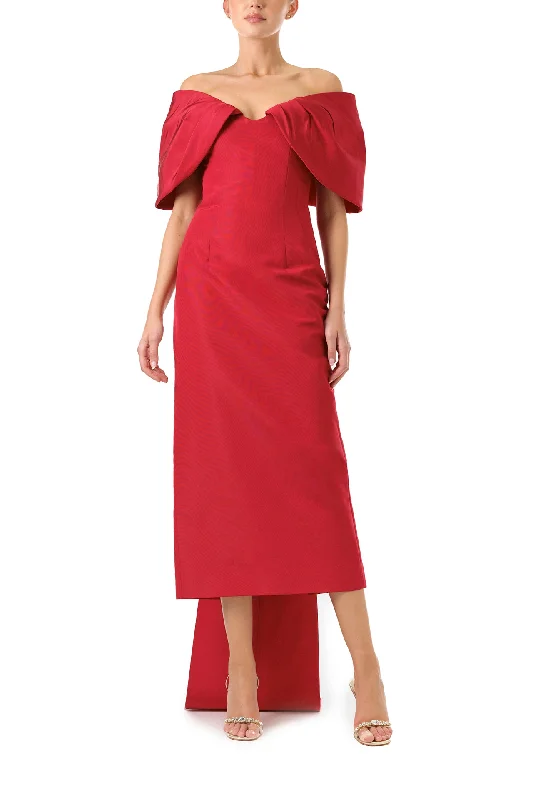 No Returns on Sale ItemsOff-The-Shoulder Column Dress