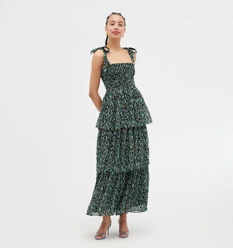Mega SaleThe Elise Nap Dress - Black Lily of the Valley