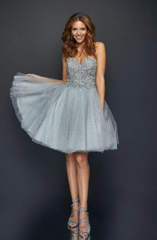 Loyalty ProgramTerani Couture - 1921H0320 Beaded Strapless Sweetheart Cocktail Dress
