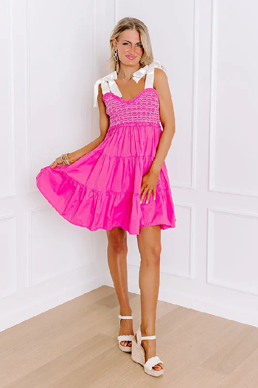 Bargain HuntTotal Crush Smocked Mini Dress in Pink